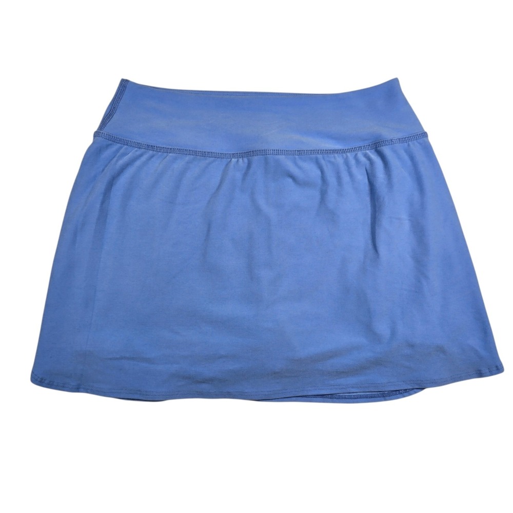 Beyond Yoga Spacedye Movement Blue High Waisted Mini Skirt Womens Size Small USA